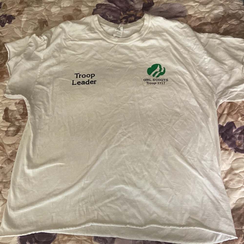 Thrifted Girl Scout Troop Leader tee